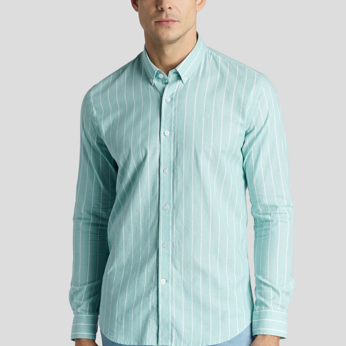 NEW MAN - Camisa Riga Heritage Verde New Man