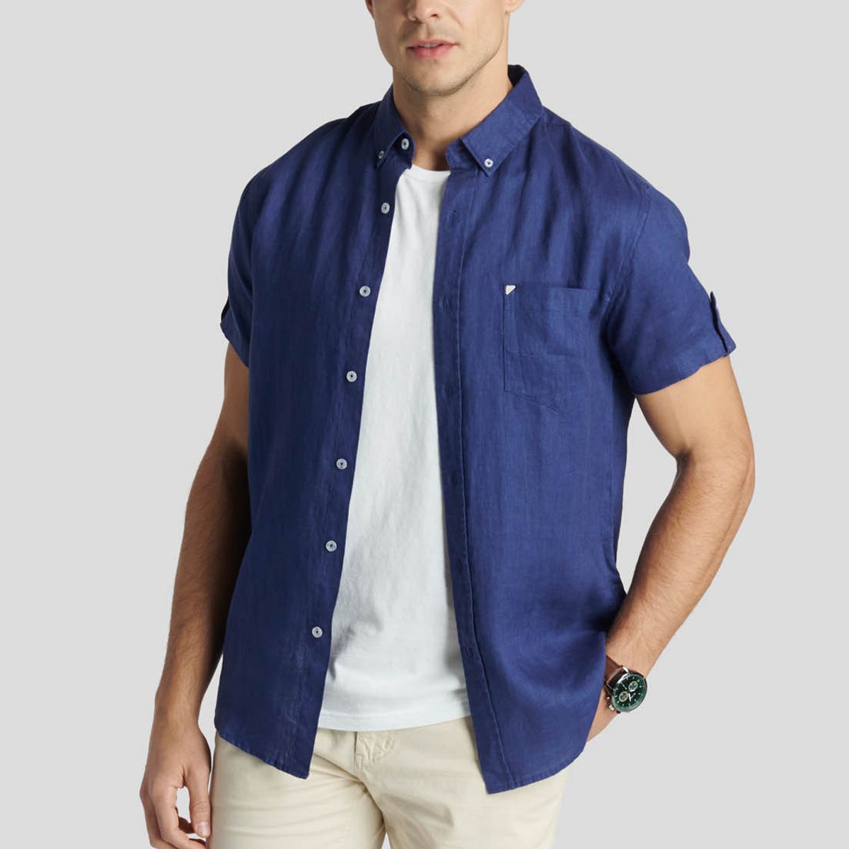 NEW MAN - Camisa  Colchester Heritage Azul New Man