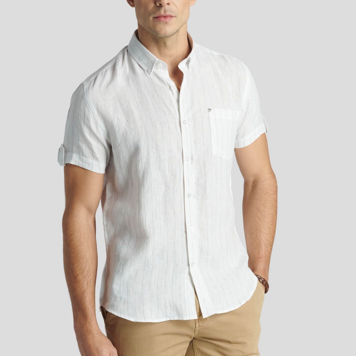 NEW MAN - Camisa Praga Avant-Garde Verde New Man