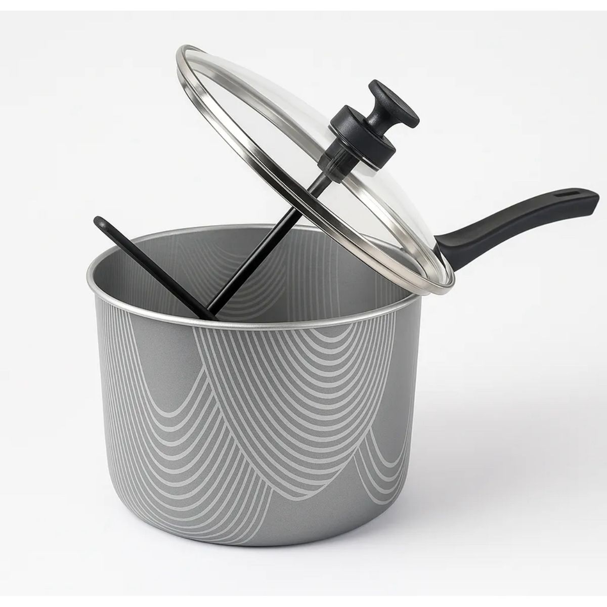 GENERICO - Olla Cabritas Pop Corn Palomitas 45L Gris