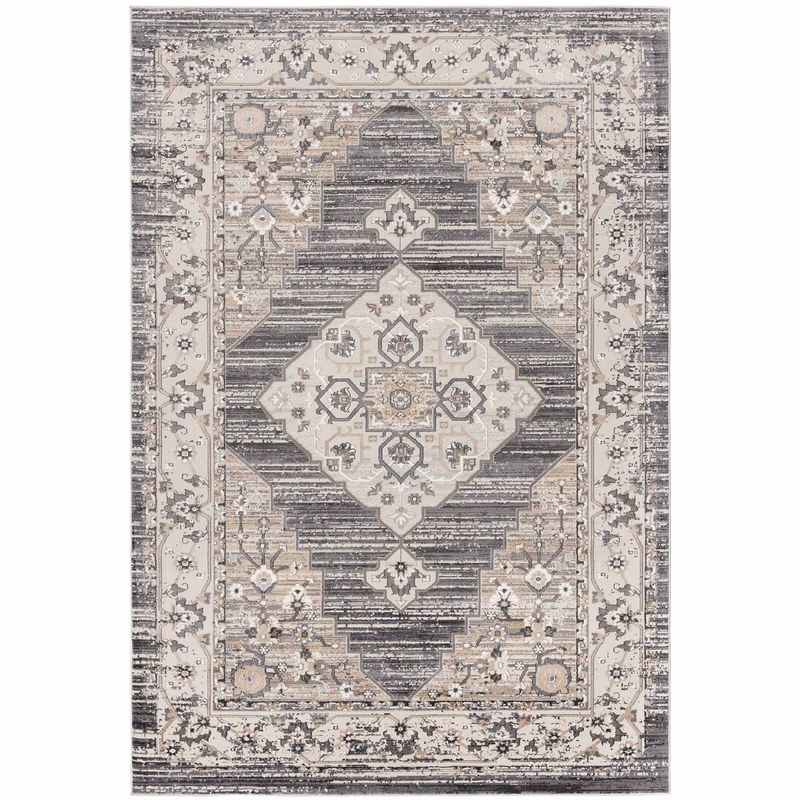 DECO2DAY - Alfombra Bergen A - 160x230 cm - Gris Beige