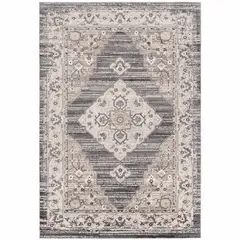 DECO2DAY - Alfombra Bergen A - 160x230 cm - Gris Beige