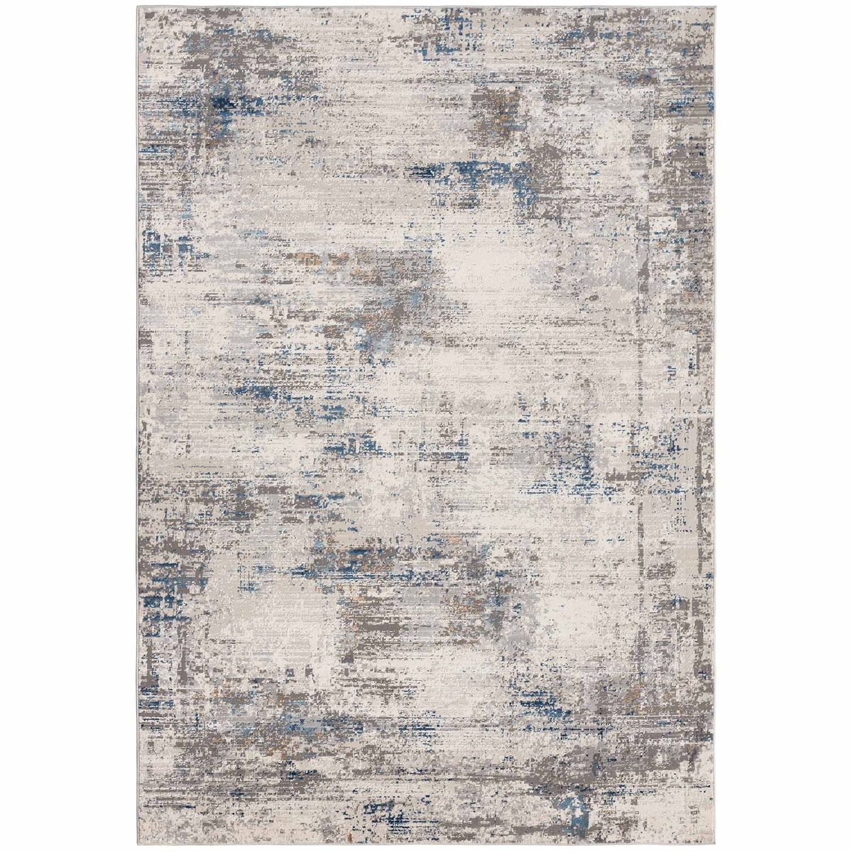 DECO2DAY - Alfombra Bergen C - 120x180 cm - Gris Azul Beige