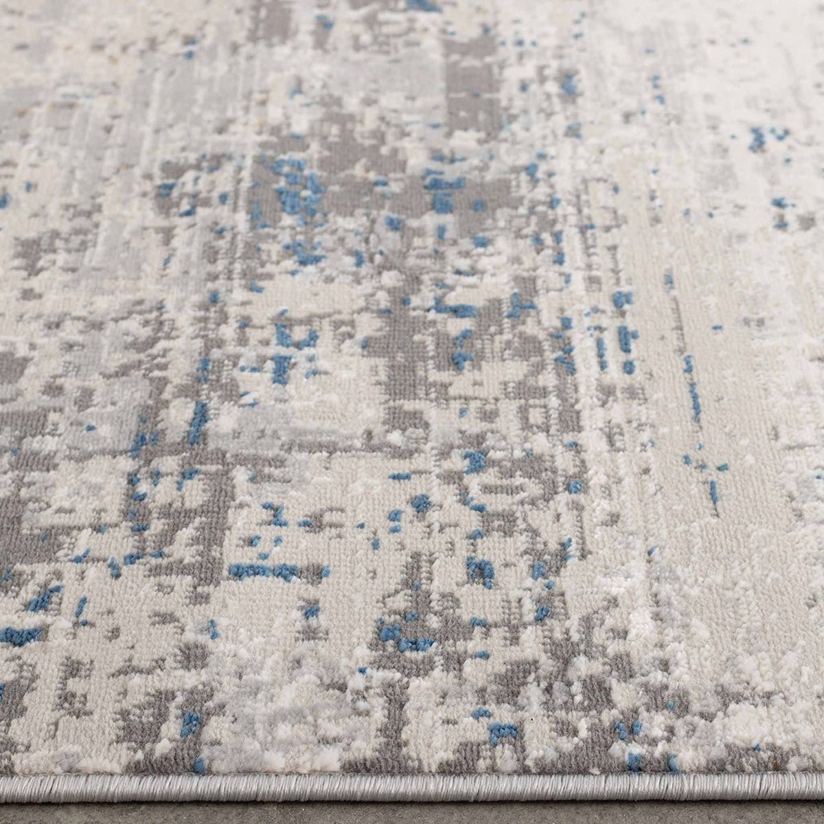 DECO2DAY - Alfombra Bergen C - 120x180 cm - Gris Azul Beige