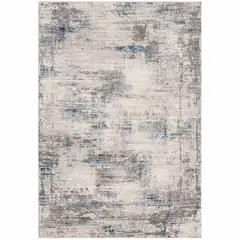 DECO2DAY - Alfombra Bergen C - 300x400 cm - Gris, Azul, Beige