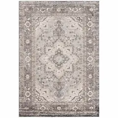 DECO2DAY - Alfombra Bergen E - 160x230 cm - Gris Beige