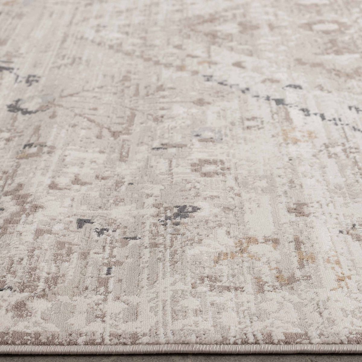 DECO2DAY - Alfombra Bergen F - 120x180 cm - Crema Beige