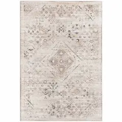 DECO2DAY - Alfombra Bergen F - 250x350 cm - Crema Beige