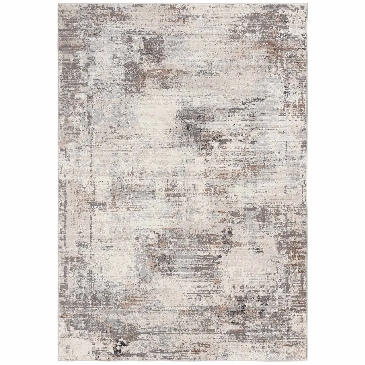 DECO2DAY - Alfombra Bergen G - 80x120 cm - Gris Beige