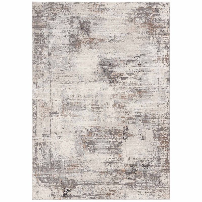 DECO2DAY - Alfombra Bergen G - 160x230 cm - Gris Beige
