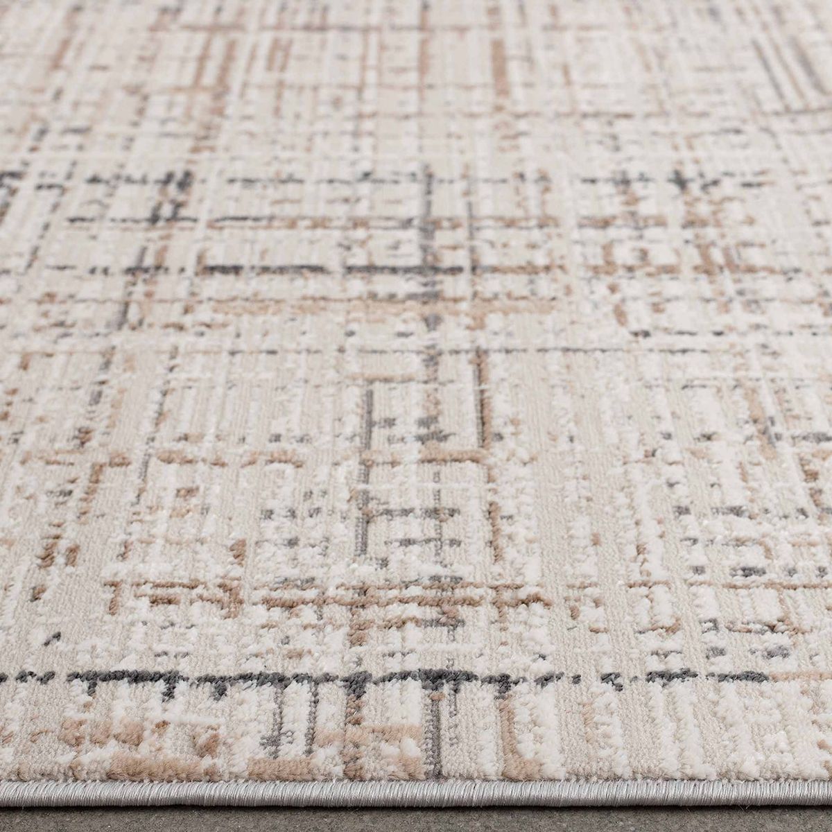 DECO2DAY - Alfombra Bergen H - 250x350 cm - Crema Beige