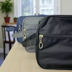 HOMEY - Pack de 2 bolsos cosmetiqueros para vieje.
