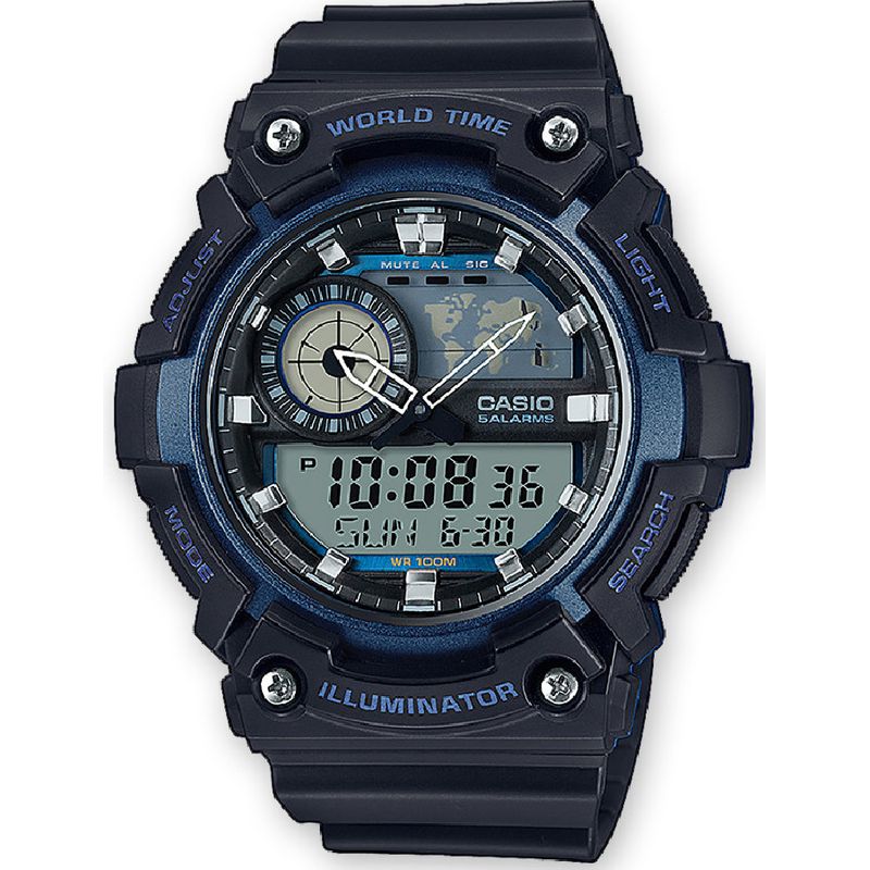 CASIO - RELOJ CASIO AEQ200W-2AV HOMBRE ANALOGO DIGITAL ILUMINATOR