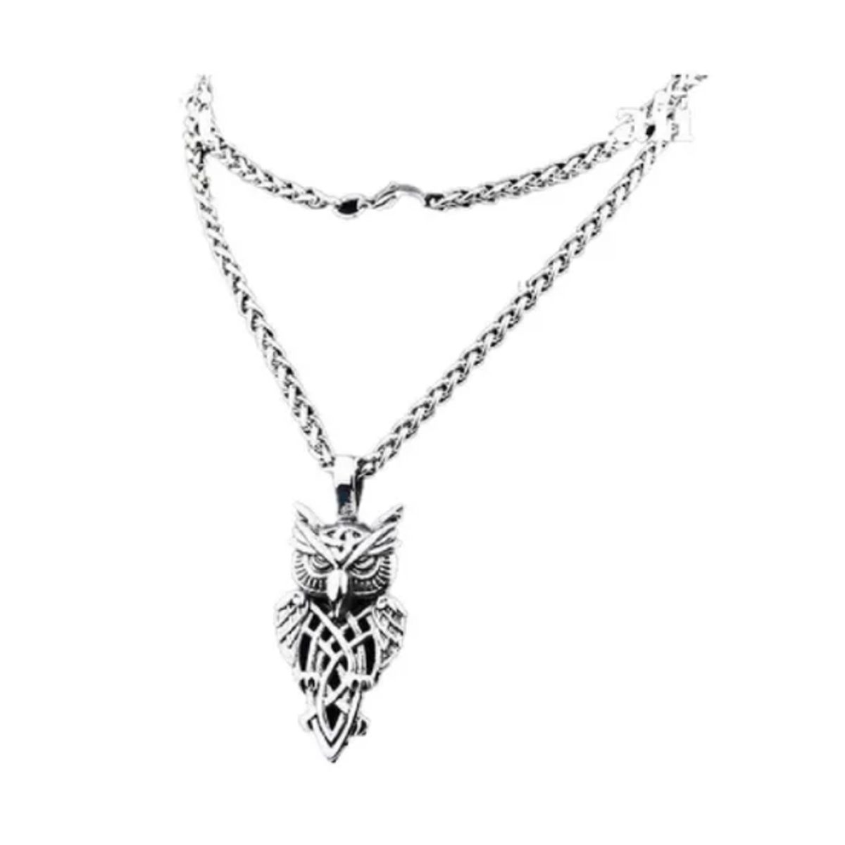 GENERICO - Collar Vikingo Buho Hombres Caballero Moda Royal Madriz