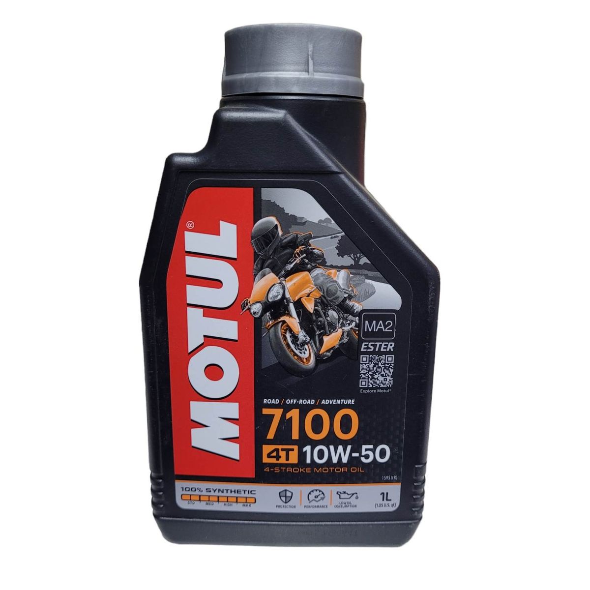 MOTUL - Aceite Moto Y Cuatriciclo 10w 50 Full Sintetico Motul 4t 1l