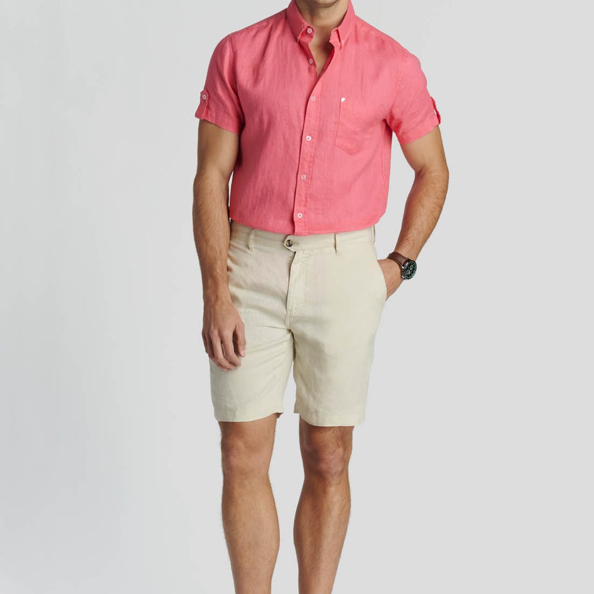 NEW MAN - Bermuda Basilea Heritage Beige New Man