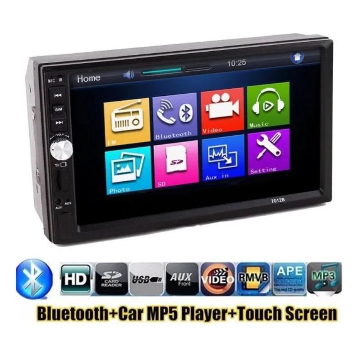 GENERICO - Radio Auto 2 Din Mirror Link con Mando-7021b Mp5 7 Pulgadas
