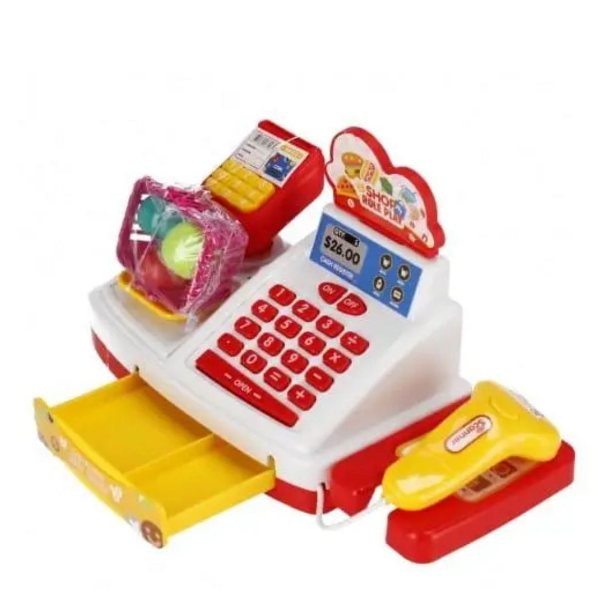 GENERICO - Caja Registradora Juguete Para Niños Con Accesorios Y Sonido