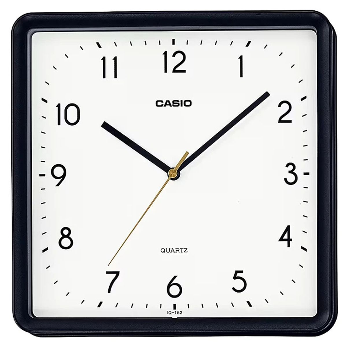 CASIO - Reloj Casio de Pared Mural Análogo Negro IQ-152-1df