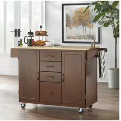 MSA MUEBLES SANTA ANA - Isla Buffet de Cocina Browm