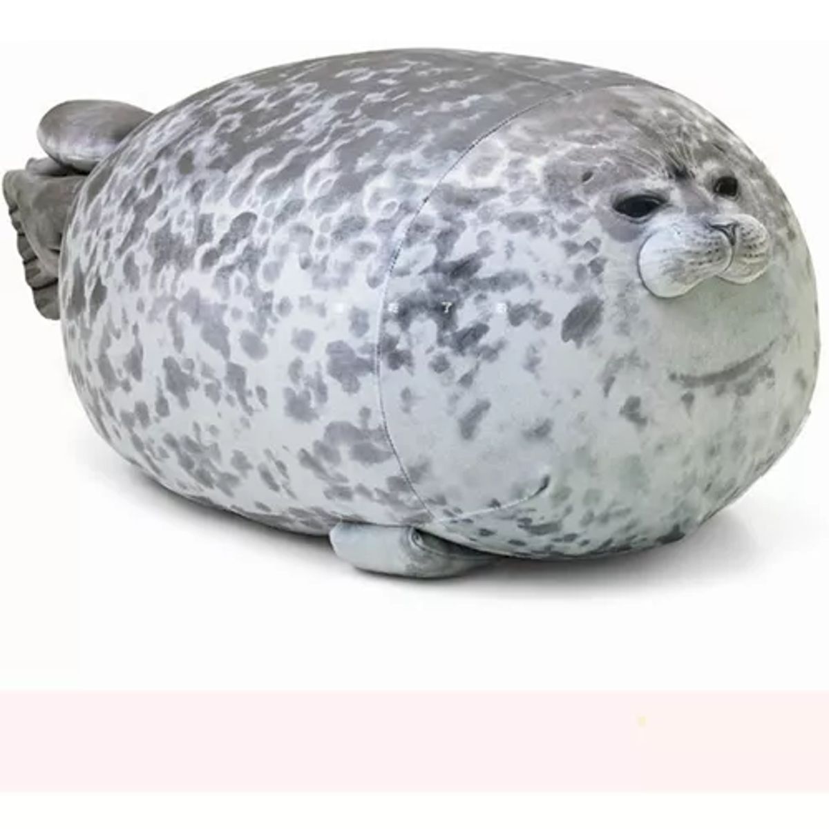GENERICO - Peluche foca guatona bonita cómoda y suave 30 cm color gris
