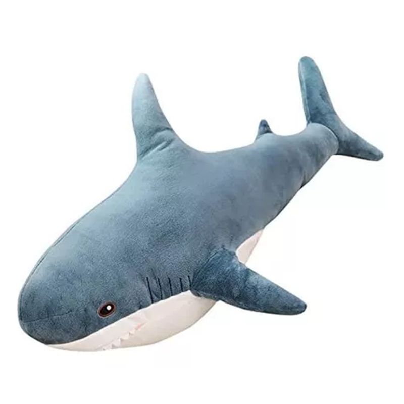 GENERICO - Juguete de peluche suave de tiburón almohada 45 cm