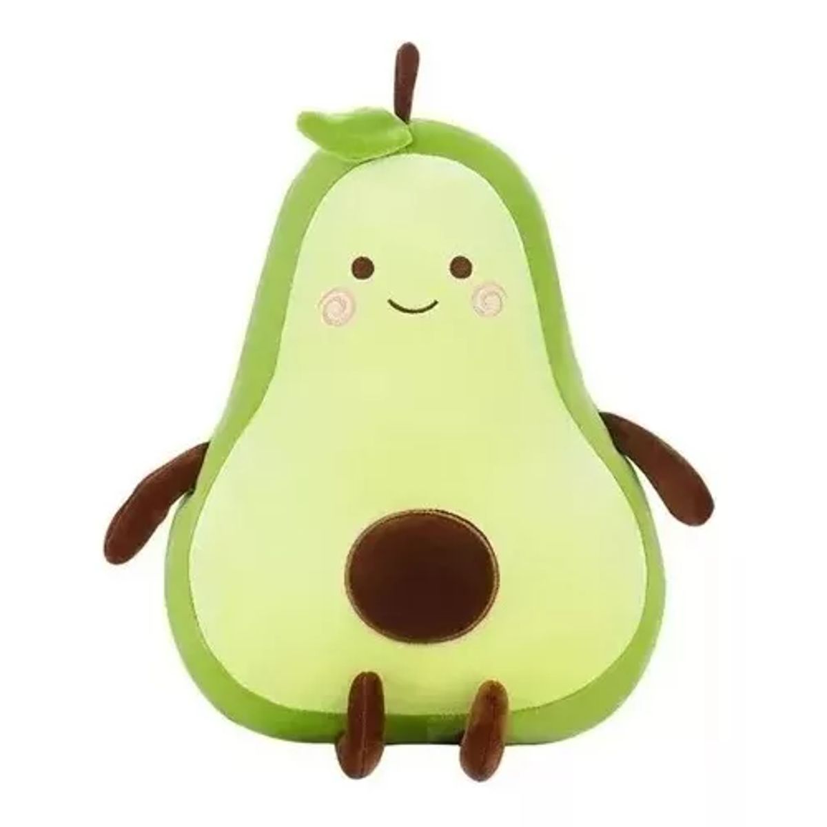GENERICO - Peluche aguacate Kawaii grande XL 60 cm