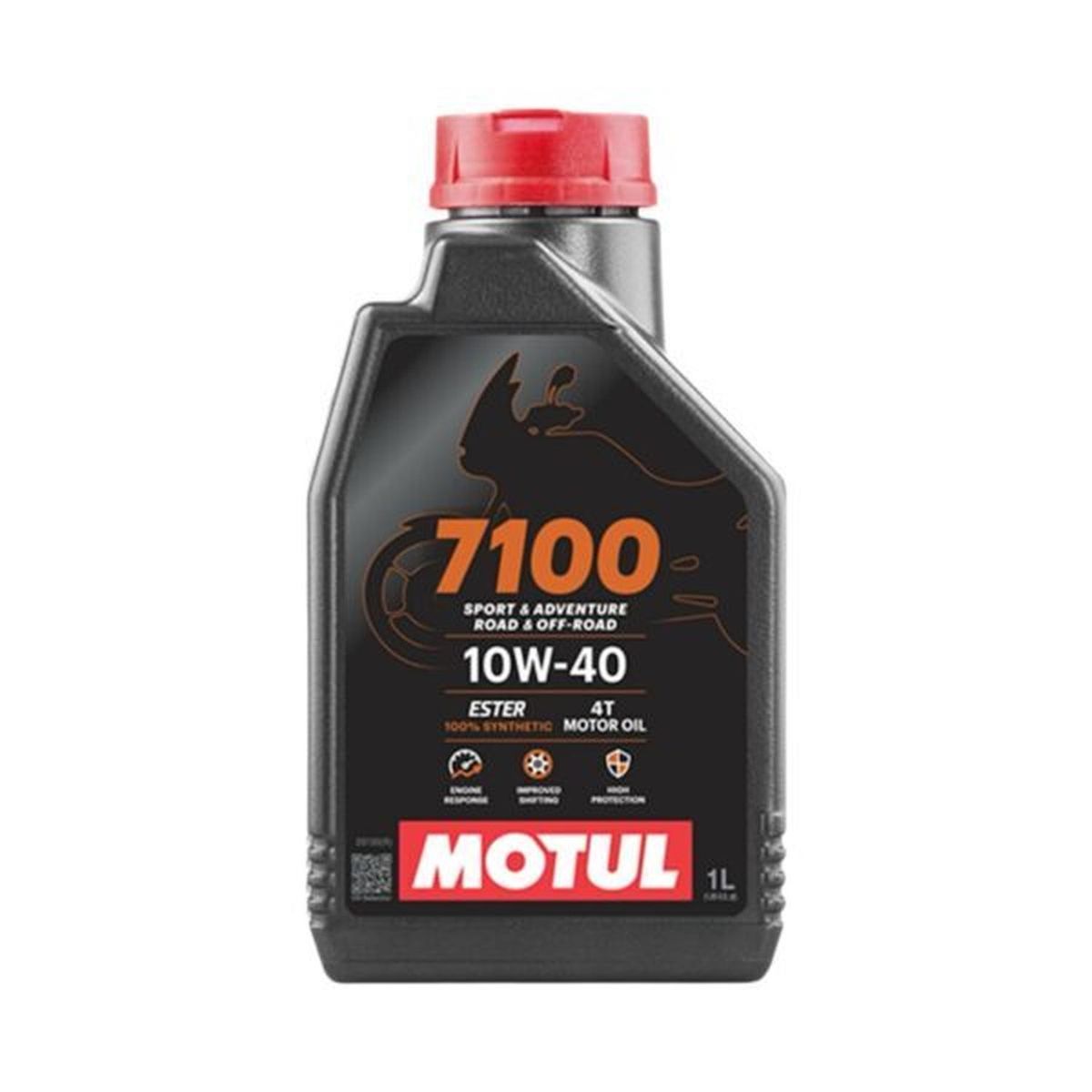 MOTUL - Aceite Moto Y Cuatriclos 10w 40 Full Sintetico 1l Motul 4t