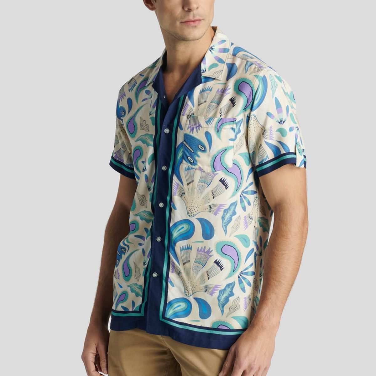 NEW MAN - Camisa Brujas Avant-Garde Beige New Man