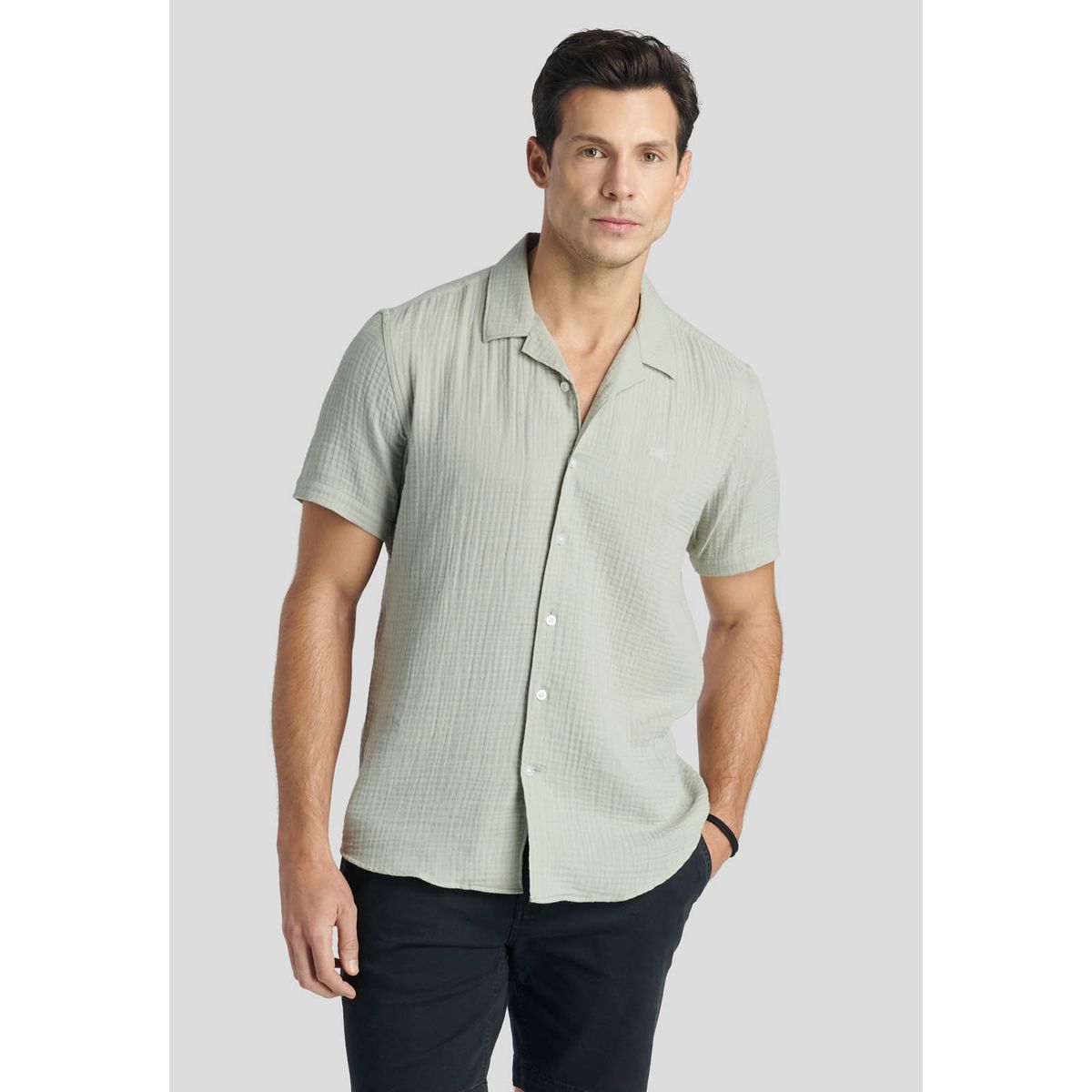 NEW MAN - Camisa Cracovia Avant-Garde Beige New Man