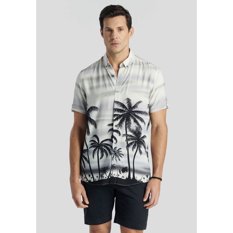 NEW MAN - Camisa Gante Avant-Garde Azul New Man