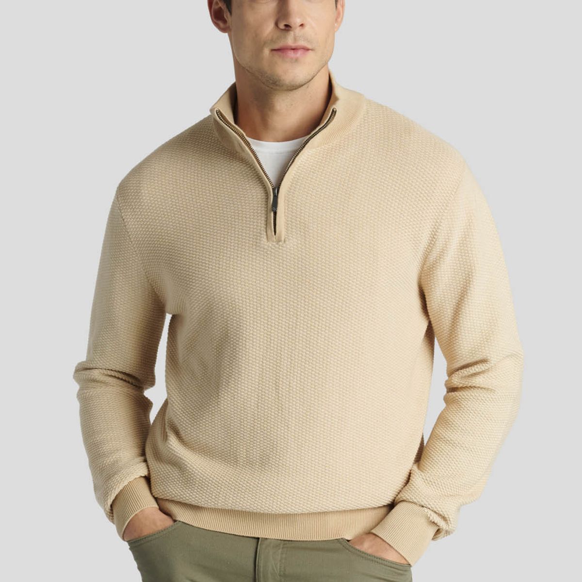 NEW MAN - Sweater Sevilla Heritage Beige New Man
