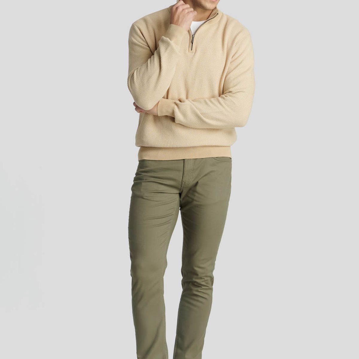 NEW MAN - Sweater Sevilla Heritage Beige New Man