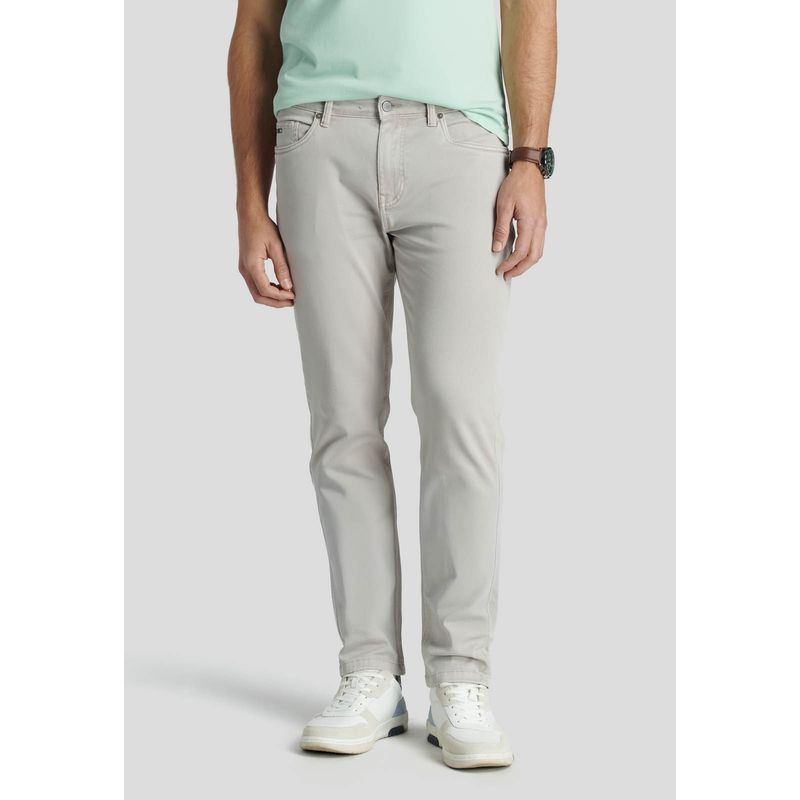 NEW MAN - Pantalón Bruselas Heritage Gris New Man