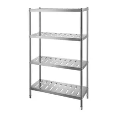 ECOBECK - ESTANTERIA JSS-1848P 1800x480x1550 FULL SS PERFORADA