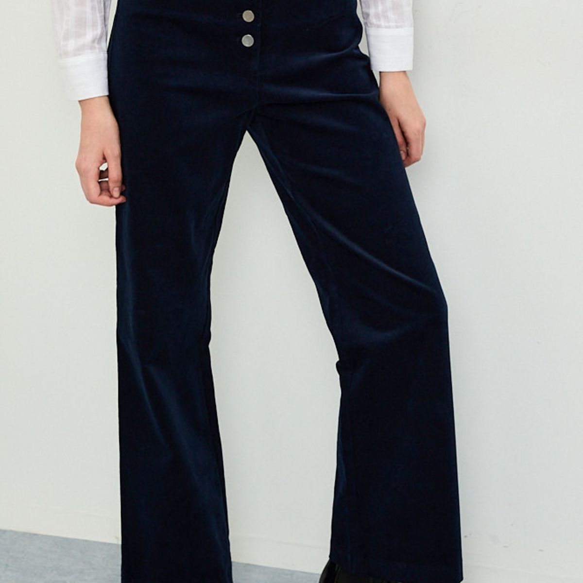 IO - Pantalon Azul Marino Mujer Io