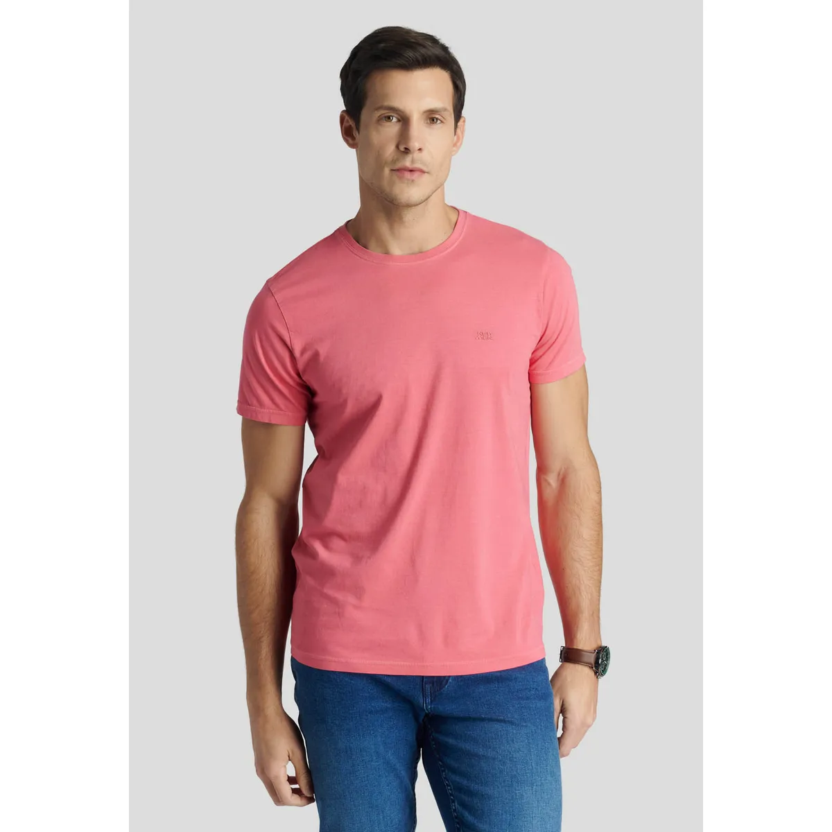 NEW MAN - Polera Nantes Heritage Rosado New Man