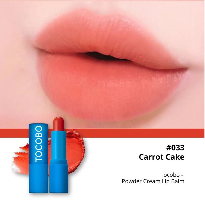 TOCOBO - Tocobo "Powder Cream Lip Balm 033 Carrot Cake"