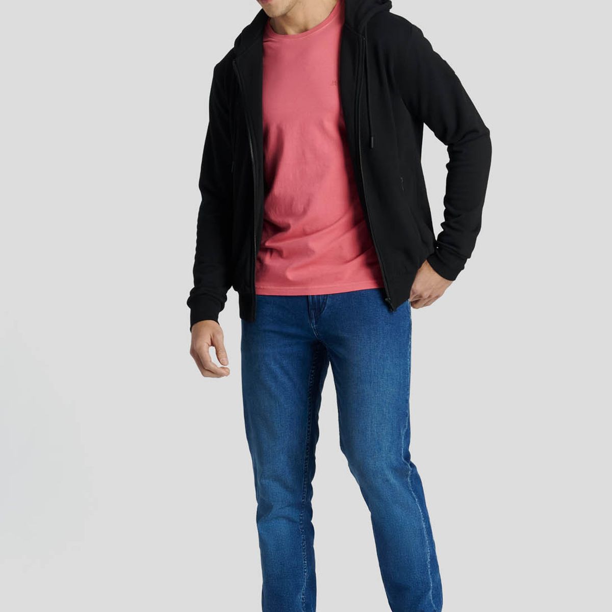 NEW MAN - Polerón Monza Negro New Man