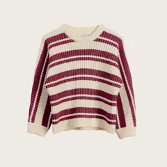 VACANZA - Sweater Ostuni Kids - Rojo Blanco