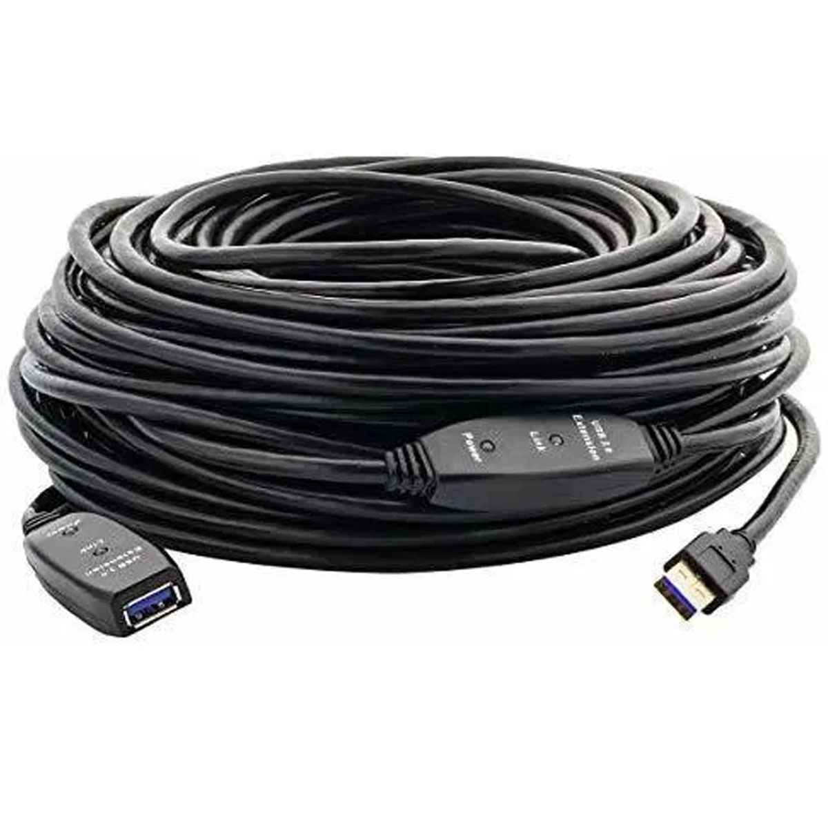 GENERICO - CABLE ACTIVO USB 3.0 A-A 20 METROS M/H