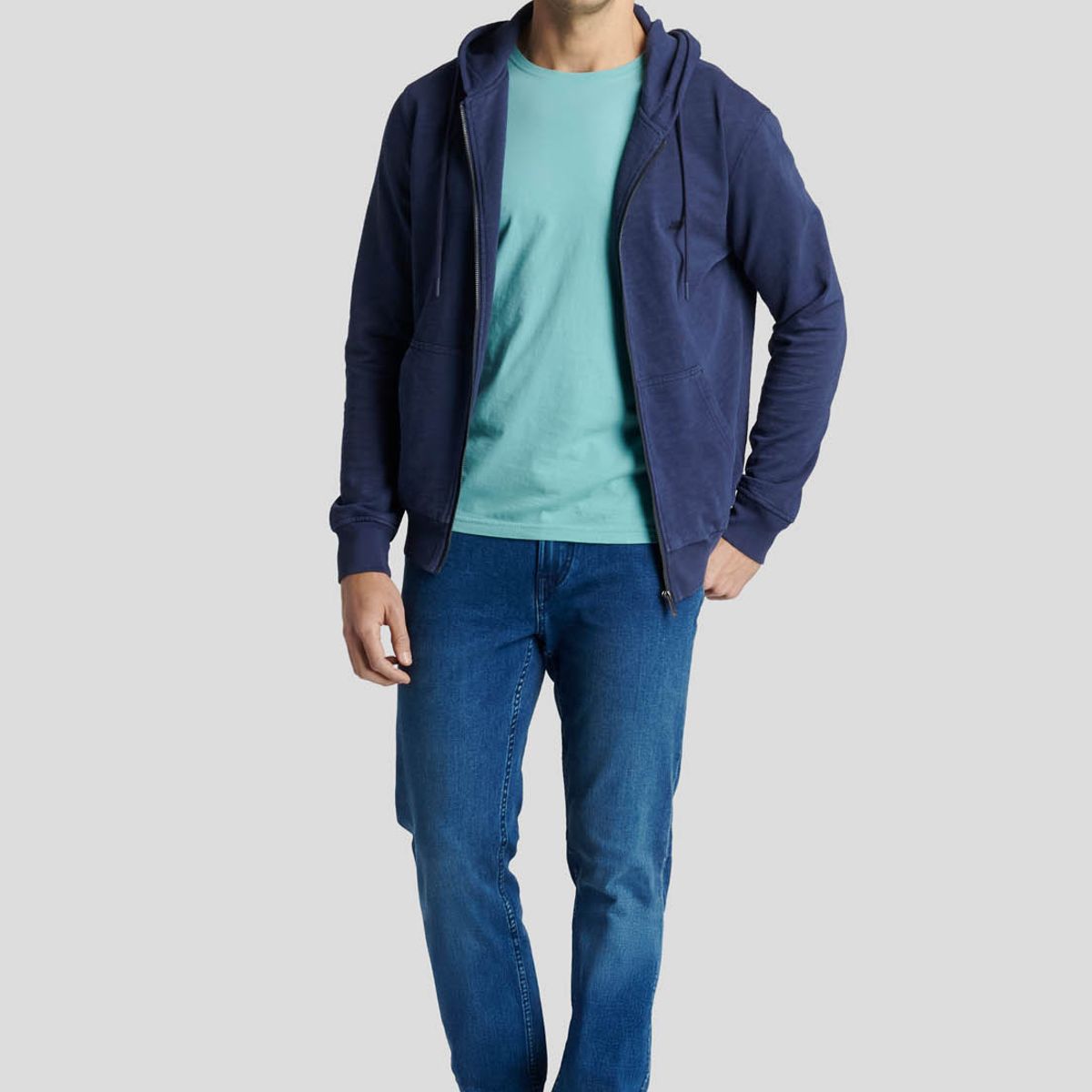 NEW MAN - Polerón Santiago Avant-Garde Azul New Man