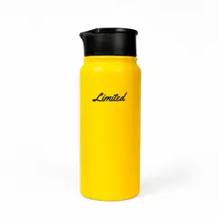 LIMITED - Botella Térmica Amarilla Soporte Magnético 600 ML