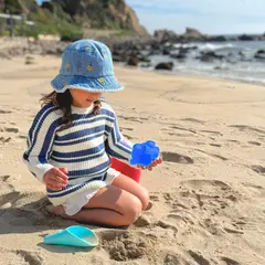 VACANZA - Sweater Ventura Kids - Azul Blanco