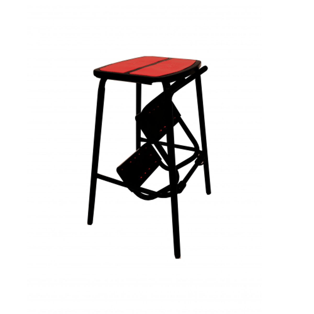 AGM - Piso Escala Titán Rojo Negro
