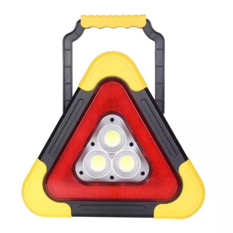 GENERICO - Triangulo De Emergencia Led Recargable Portatil Solar