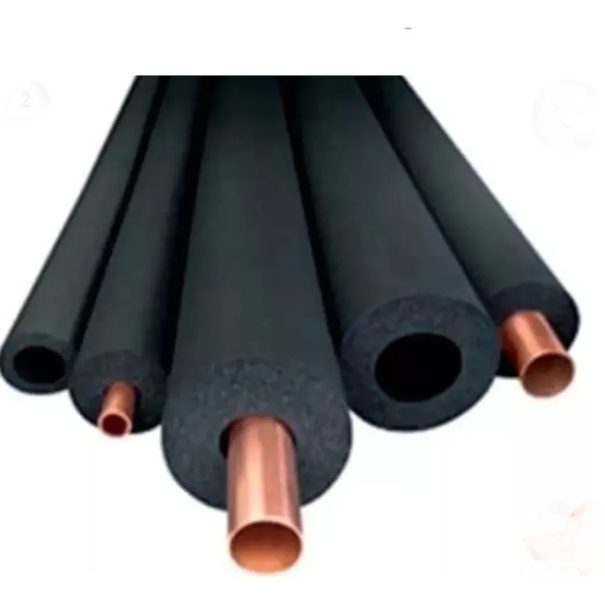 GENERICO - AISLACION ELASTOMERICA NEGRA 2 MTS 5/8" TUBERÍAS DE AIRE ACONDICIONADO