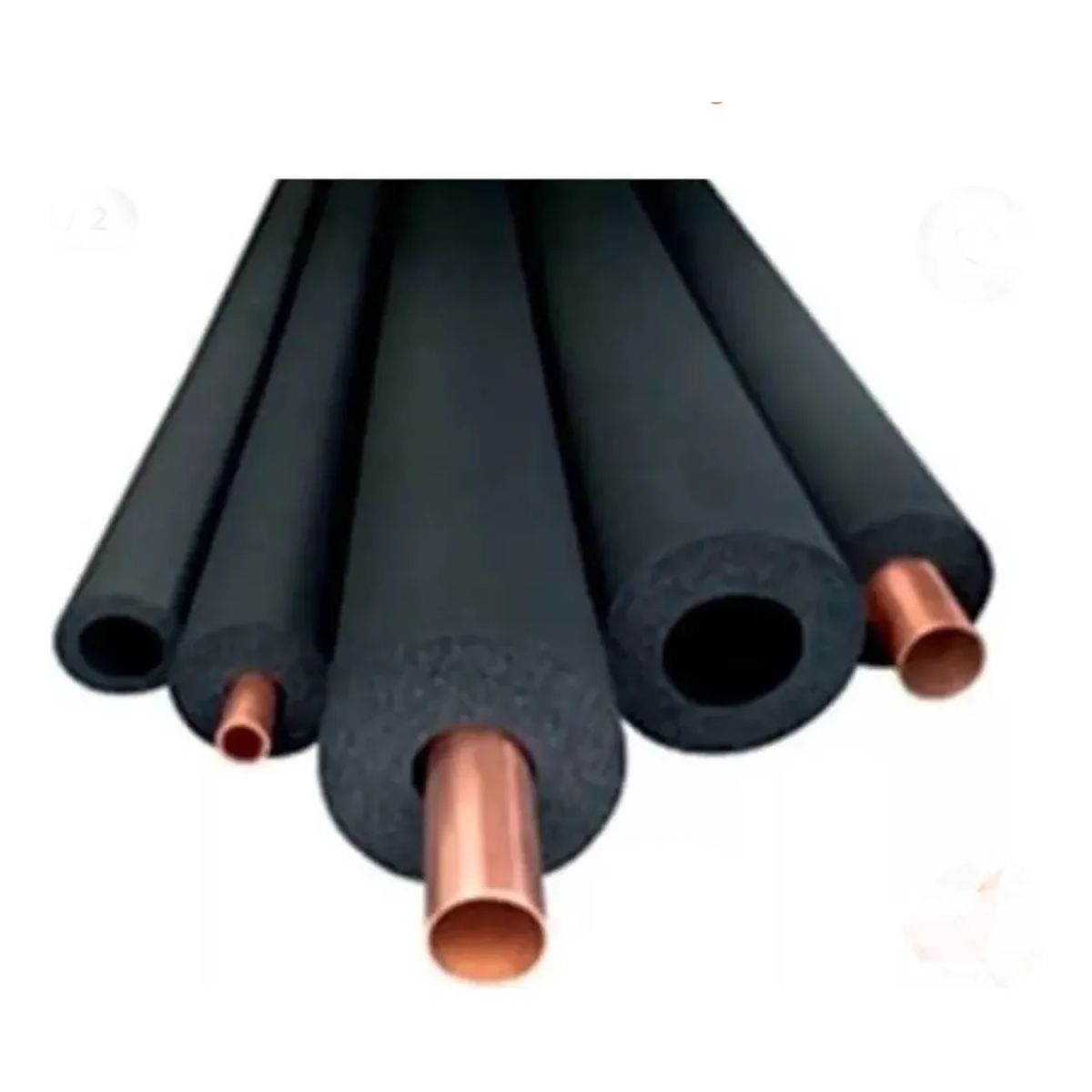 GENERICO - AISLACION ELASTOMERICA NEGRA 2 MTS 5/8" TUBERÍAS DE AIRE ACONDICIONADO