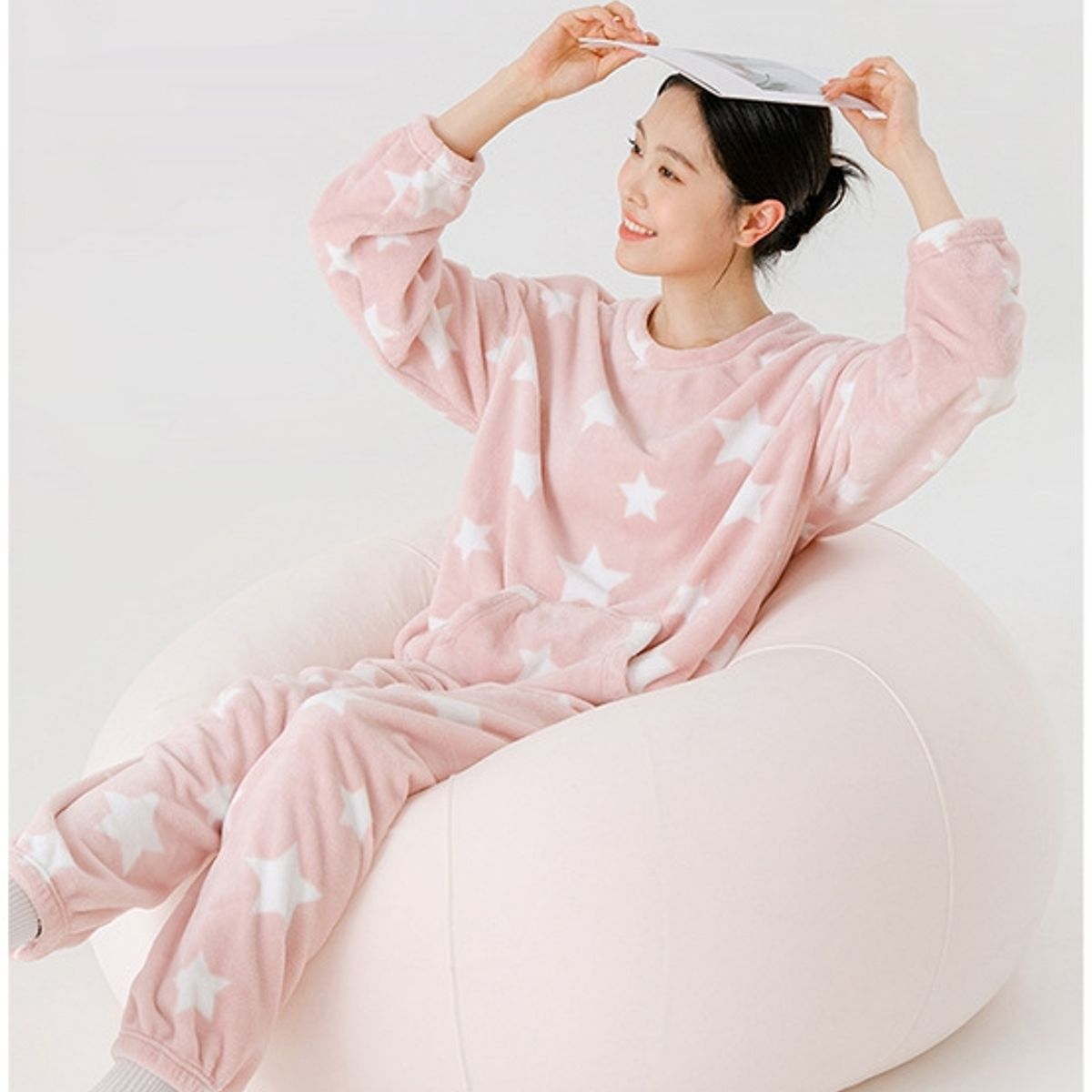 VELVET - Pijama Rina Polar Rosado Mujer
