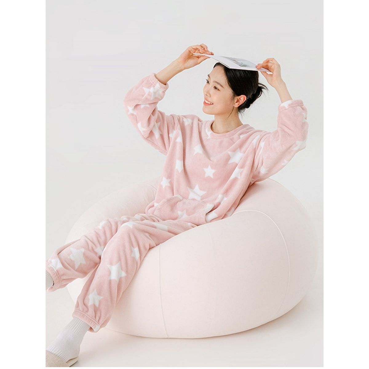 VELVET - Pijama Rina Polar Rosado Mujer